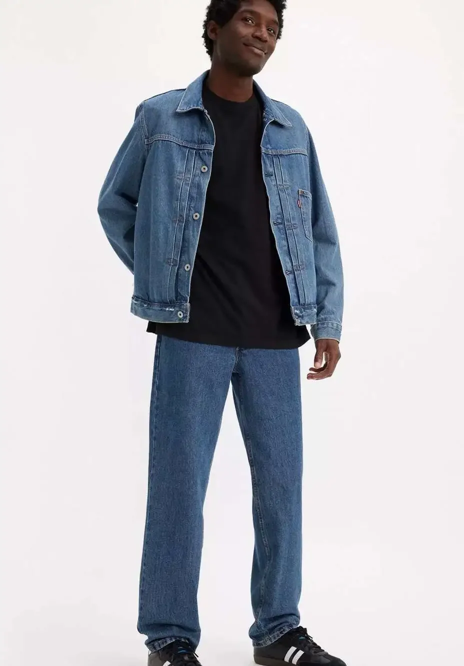Levi's 550 Relaxed Fit Men's Jeans - Medium Stonewash